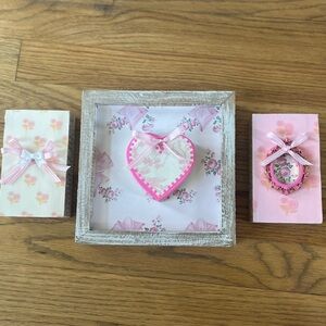 LoveShackFancy Style Floral Toile Coquette Wall Art Set